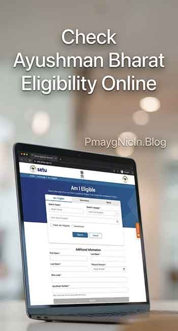 PMJAY official website eligibility check section
