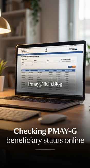 PMAY-G beneficiary list search interface