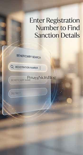 PMAY-G beneficiary details search form