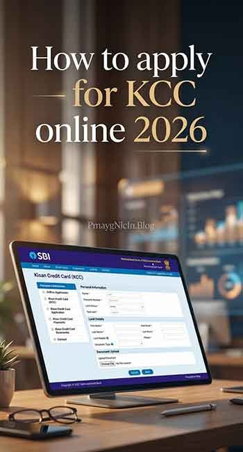 Kisan Credit Card online application form on bank website