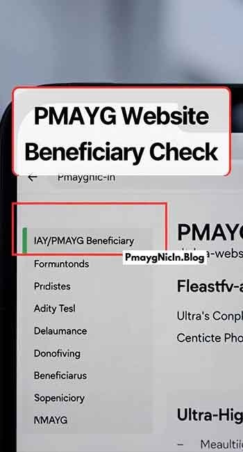 How to find the beneficiary list on the PMAYG website